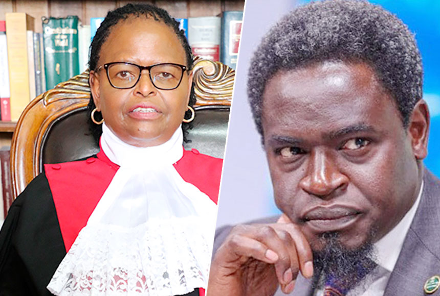 Nelson Havi, and Kenyan Chief Justice Martha Koome